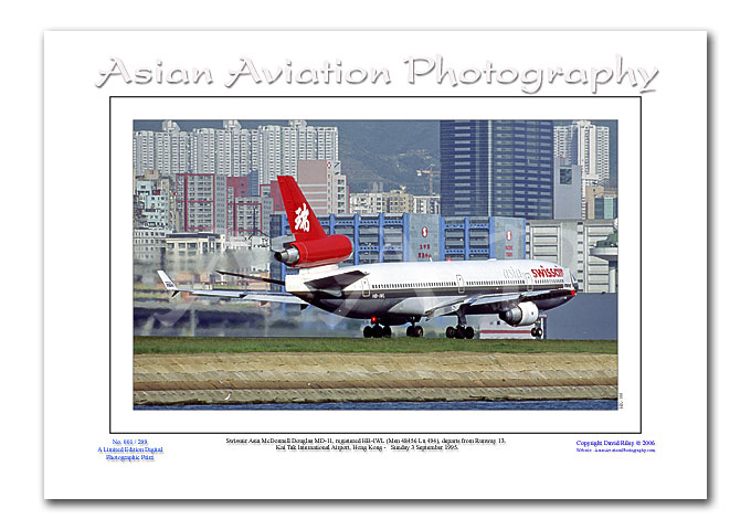 HK-188 - Swissair Asia McDonnell Douglas MD-11 - HB-IWL ( Msn 48456 Ln 494 )