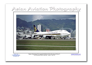 HK-189 - Singapore Airlines Boeing 747-412 Megatop - 9V-SMR ( Msn 27133 Ln 962 )
