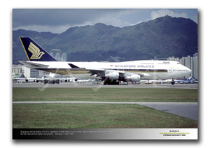 HKG-001 - Singapore Airlines Boeing 747-412- 9V-SMR (Msn 27133 Ln 962)