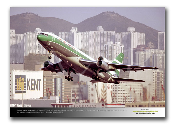 HKG-004 - Cathay Pacific Lockheed L1011-385-1-15 Tristar 100 - VR-HHK (Msn 193T-1118)