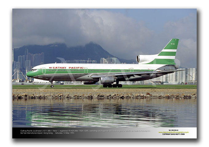 HKG-005 - Cathay Pacific Lockheed L1011-385-1 Tristar 1 - VR-HOI (Msn 193A-1039)