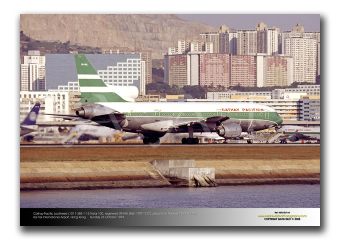 HKG-007 - Cathay Pacific Lockheed L1011-385-1-15 Tristar 100 - VR-HHL (Msn 193T-1122)