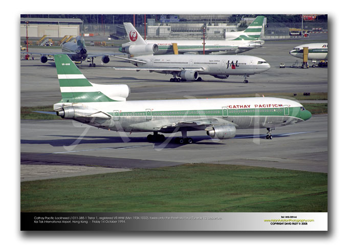 HKG-009 - Cathay Pacific Lockheed L1011-385-1 Tristar 1 - VR-HHW (Msn 193K-1032)