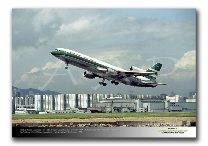 HKG-011 - Cathay Pacific Lockheed L1011-385-1 Tristar 1 - VR-HHX (Msn 193A-1054)