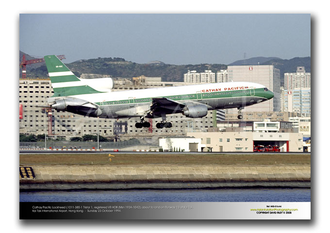 HKG-016 - Cathay Pacific Lockheed L1011-385-1 Tristar 1 - VR-HOC (Msn 193A-1042)