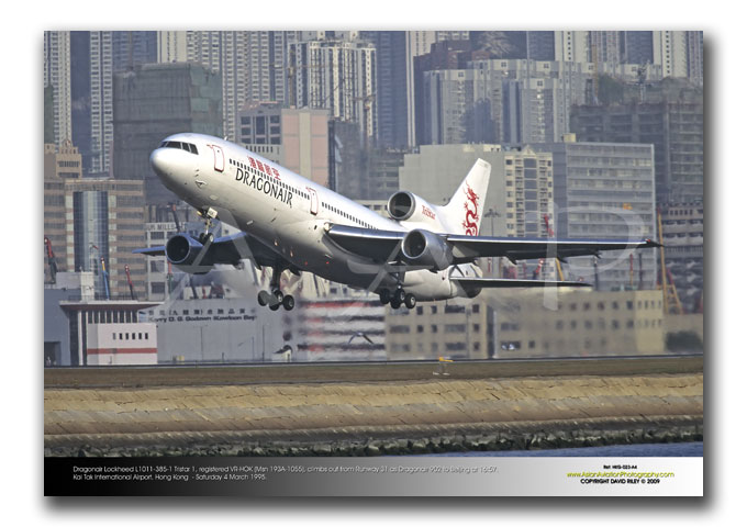 HKG-023 - Dragonair Lockheed L1011-385-1 Tristar 1 - VR-HOK (Msn 193A-1055)