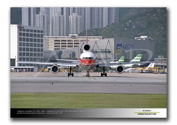 HKG-025 - Dragonair Lockheed L1011-385-1 Tristar 1 - VR-HOD (Msn 193A-1043)
