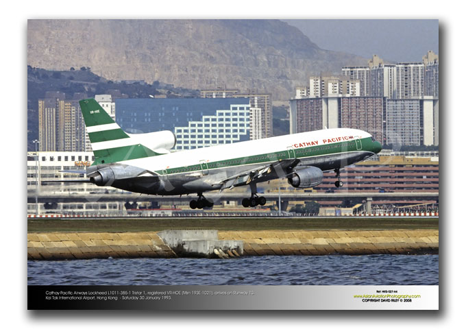 HKG-027 - Cathay Pacific Lockheed L1011-385-1 Tristar 1 - VR-HOE (Msn 193E-1021)