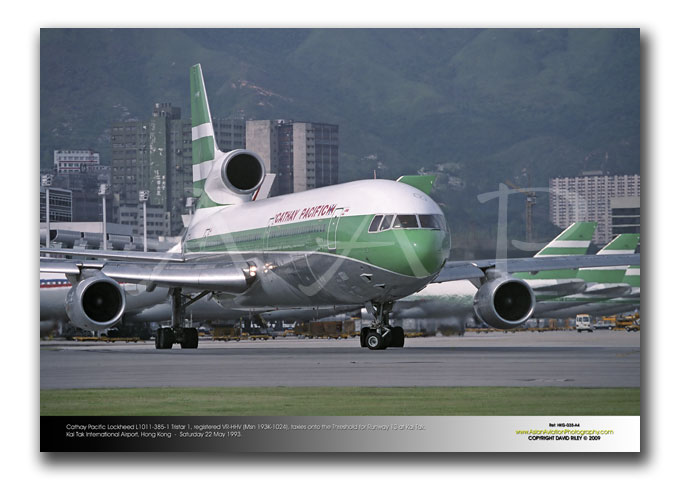 HKG-035 - Cathay Pacific Lockheed L1011-385-1 Tristar 1 - VR-HHV (Msn 193K-1024)