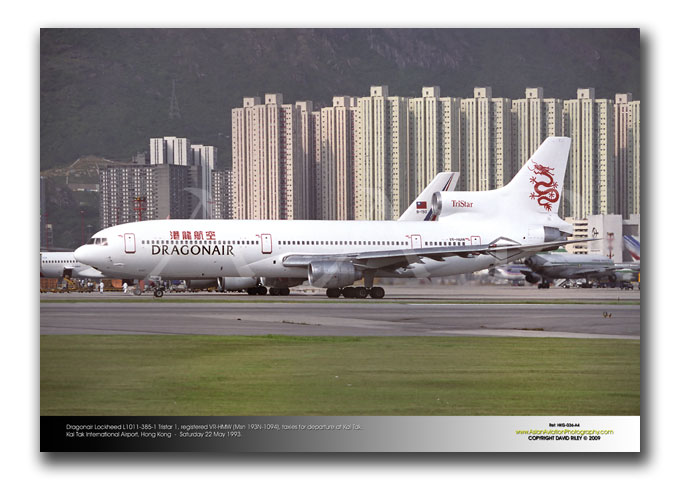 HKG-036 - Dragonair Lockheed L1011-385-1 Tristar 1 - VR-HMW (Msn 193N-1094)