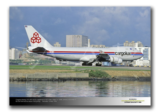 HKG-039 - Cargolux Boeing 747-4R7F (SCD) - LX-GCV (Msn 25867 Ln 1008)