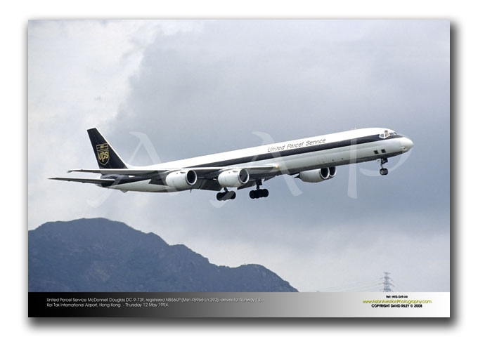 HKG-049 - United Parcel Service McDonnell Douglas DC-9-73F - N866UP (Msn 45966 Ln 393)