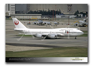 HKG-058 - Japan Airlines Boeing 747-446 - JA8911 (Msn 26356 Ln 1026)