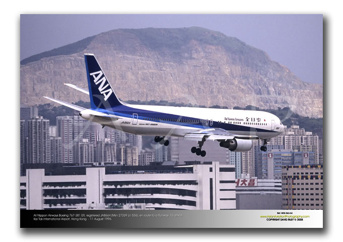 HKG-063 - All Nippon Airways Boeing 767-381 ER -  JA8664 (Msn 27339 Ln 556)