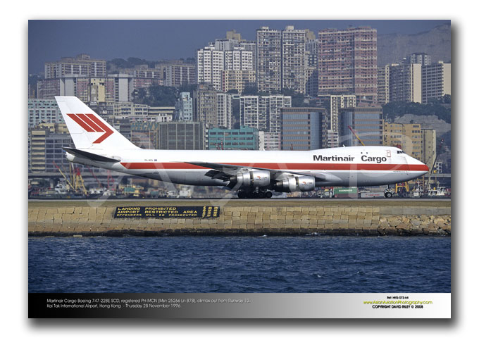 HKG-072 - Martinair Cargo Boeing 747-228E SCD - PH-MCN (Msn 25266 Ln 878)