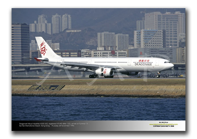 HKG-075 - Dragonair Airbus Industries A330-342 - VR-HYD (Msn 132)