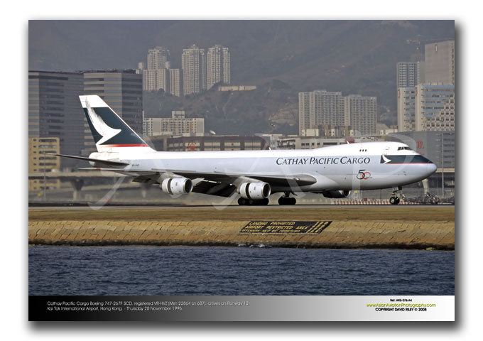 HKG-076 - Cathay Pacific Cargo Boeing 747-267F SCD - VR-HVZ (Msn 23864 Ln 687)