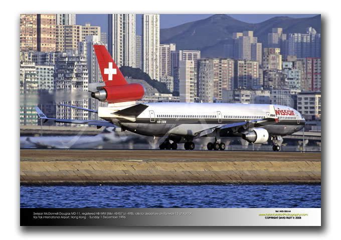 HKG-085 - Swissair McDonnell Douglas MD-11- HB-IWM (Msn 48457 Ln 498)