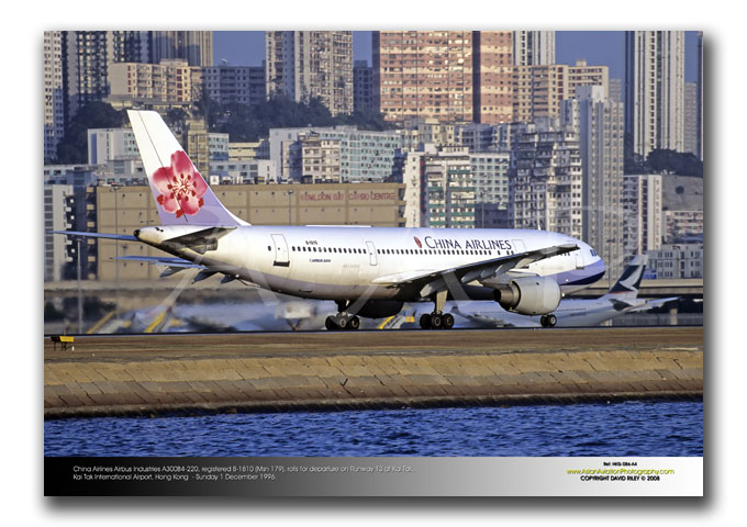 HKG-086 - China Airlines Airbus Industries A300B4-220 - B-1810 (Msn 179)