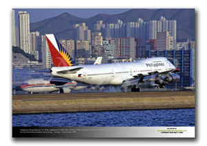 HKG-087 - Philippine Airlines Boeing 747-2F6B - N743PR (Msn 21834 Ln 425)