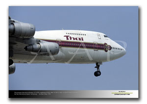 HKG-093 - Thai airways International Boeing 747-2D7B - HS-TGC (Msn 21784 Ln 424)