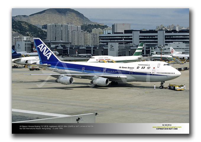 HKG-099 - All Nippon Airways Boeing 747-281B - JA8181 (Msn 23698 Ln 667)