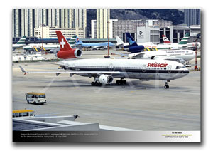 HKG-100 - Swissair McDonnell Douglas MD-11 - HB-IWH (Msn 48453 Ln 473)