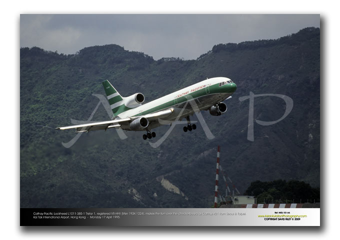 HKG-101 - Cathay Pacific Lockheed L1011-385-1 Tristar 1 - VR-HHV (Msn 193K-1024)
