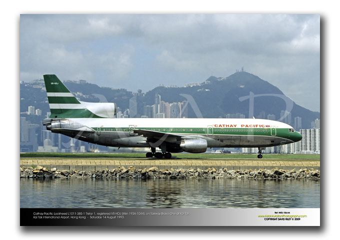 HKG-106 - Cathay Pacific Lockheed L1011-385-1 Tristar 1 - VR-HOJ (Msn 193A-1044)
