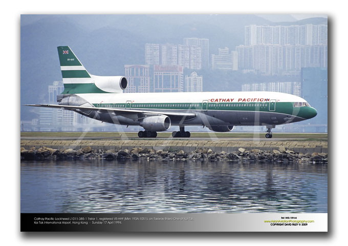 HKG-109 - Cathay Pacific Lockheed L1011-385-1 Tristar 1 - VR-HHY (Msn 193A-1051)