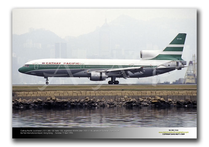 HKG-110 - Cathay Pacific Lockheed L1011-385-1-15 Tristar 100 - VR-HHK (Msn 193T-1118)