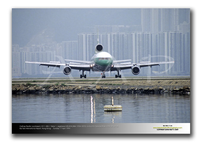 HKG-111 - Cathay Pacific Lockheed L1011-385-1 Tristar 1 - VR-HOA (Msn 193A-1022)