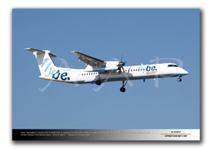 LGW-004 - Flybe Bombardier DHC-8-402 - G-JECG (Msn 4098)