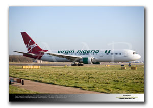 LGW-022 - Virgin Nigeria Airways Boeing 767-3Y0 ER - YL-LCY  (Msn 24952 Ln 357),