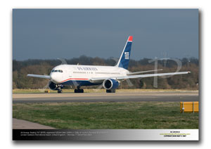 LGW-028 - US Airways  Boeing 767-2B7ER - N253AY (Msn 24894 Ln 338)