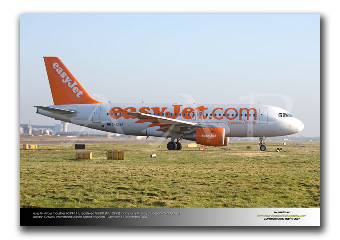 LGW-031 - easyJet Airbus Industries A319-111 - G-EZBF (Msn 2923)