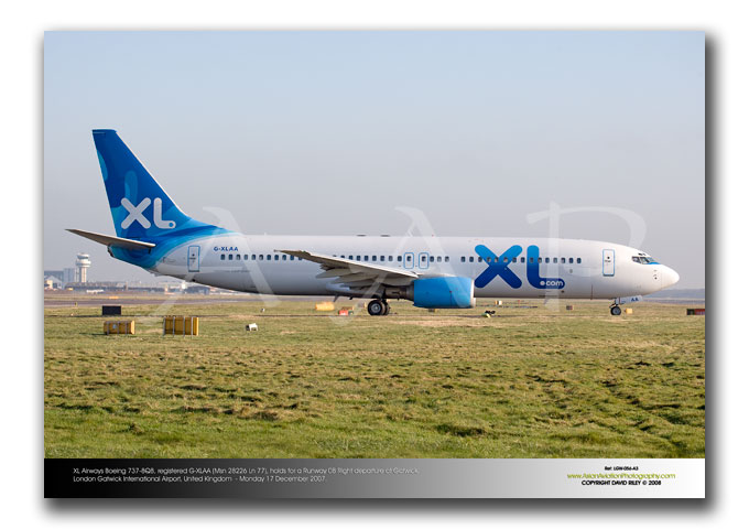 LGW-056 - XL Airways Boeing 737-8Q8 - G-XLAA (Msn 28226 Ln 77),