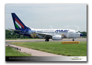 LGW-069 - Malev Hungarian Airlines Boeing 737-6Q8 - HA-LOG (Msn 28261 Ln 1437)
