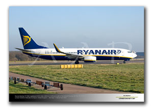 LGW-096 - Ryanair Boeing 737-8AS - EI-DCV (Msn 33814 Ln 1618)