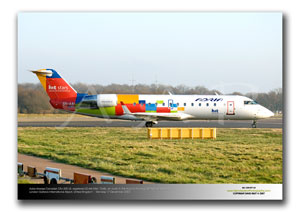 LGW-097 - Adria Airways Canadair CRJ-200 LR  - S5-AAI (Msn 7248)