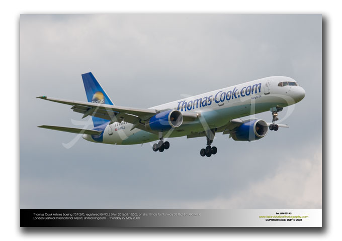 LGW-101 - Thomas Cook Airlines Boeing 757-2Y0 - G-FCLJ (Msn 26160 Ln 555)