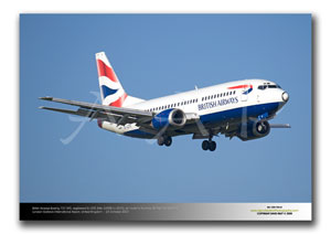 LGW-108 - British Airways Boeing 737-3Y0 - G-LGTE (Msn 24908 Ln 2015)