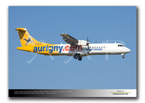 LGW-111 - Aurigny Air Services Aerospatiale/Aeritalia ATR-72-202 - G-BXTN (Msn 483)
