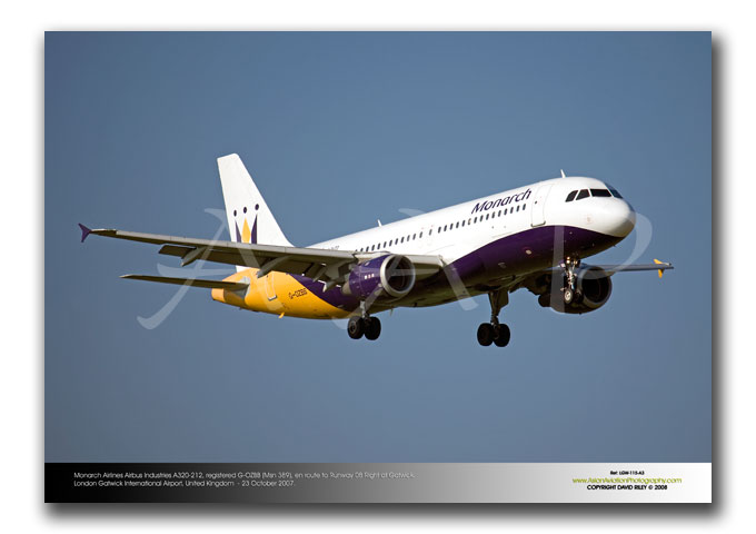 LGW-115 - Monarch Airlines Airbus Industries A320-212 - G-OZBB (Msn 389)