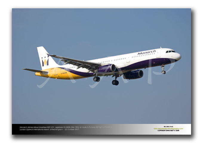 LGW-119 - Monarch Airlines Airbus Industries A321-231 - G-MARA (Msn 983)