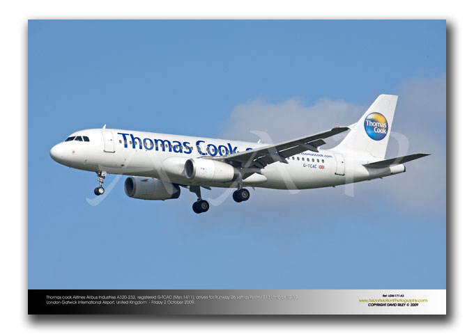 LGW-171 - Thomas Cook Airlines Airbus Industries A320-232 - G-TCAC (Msn 1411)