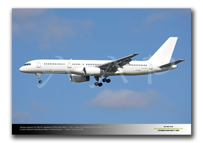 LGW-175 - Astraeus Boeing 757-28A ER - G-STRX (Msn 25621 Ln 457),