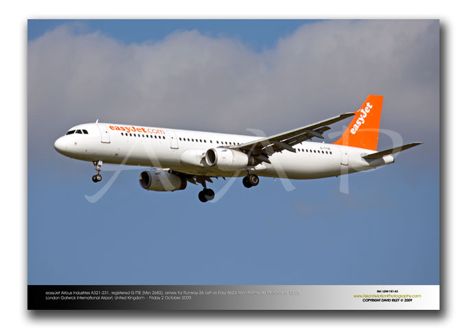 LGW-181 - easyJet Airbus Industries A321-231 - G-TTIE (Msn 2682)