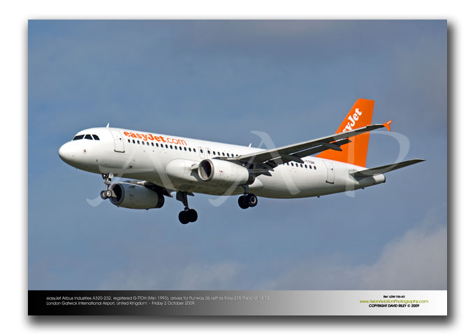 LGW-186 - easyJet Airbus Industries A320-232 - G-TTOH (Msn 1993)