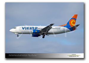 LGW-198 - Viking Airlines Boeing 737-36N - SE-RHU (Msn 28560 Ln 2888)
